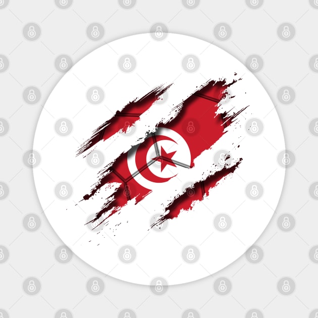 Tunisia Football Magnet by blackcheetah